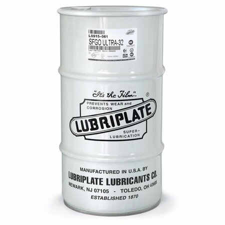 LUBRIPLATE H-1/food grade synthetic fluid for compressors and hydraulics, ISO-32 - SFGO ULTRA 32, 1/4 DRUM L0915-061